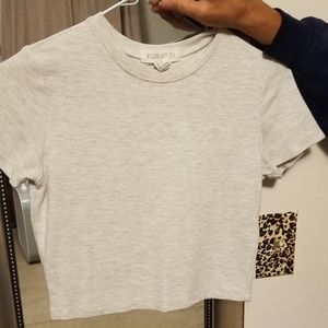 Forever 21 short sleeve crop top